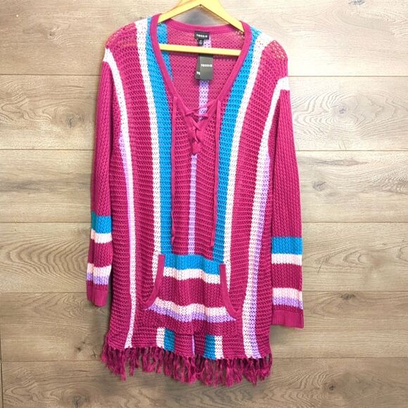 Torrid Pullover Crochet Long Sleeve Sweater Women's Plus Size 18-20 2 - Picture 1 of 12